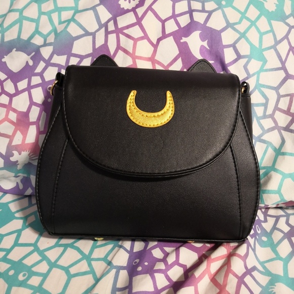 Handbags - NWOT Sailor Moon Luna Cat Purse